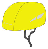 VAUDE Helm Regenüberzug gelb