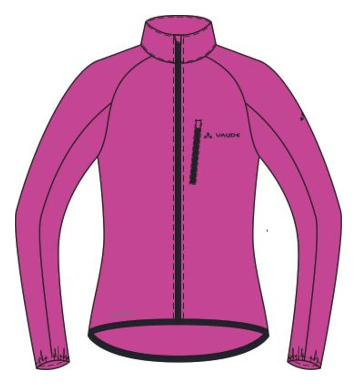 VAUDE Drop Jacket III Damen lotus pink