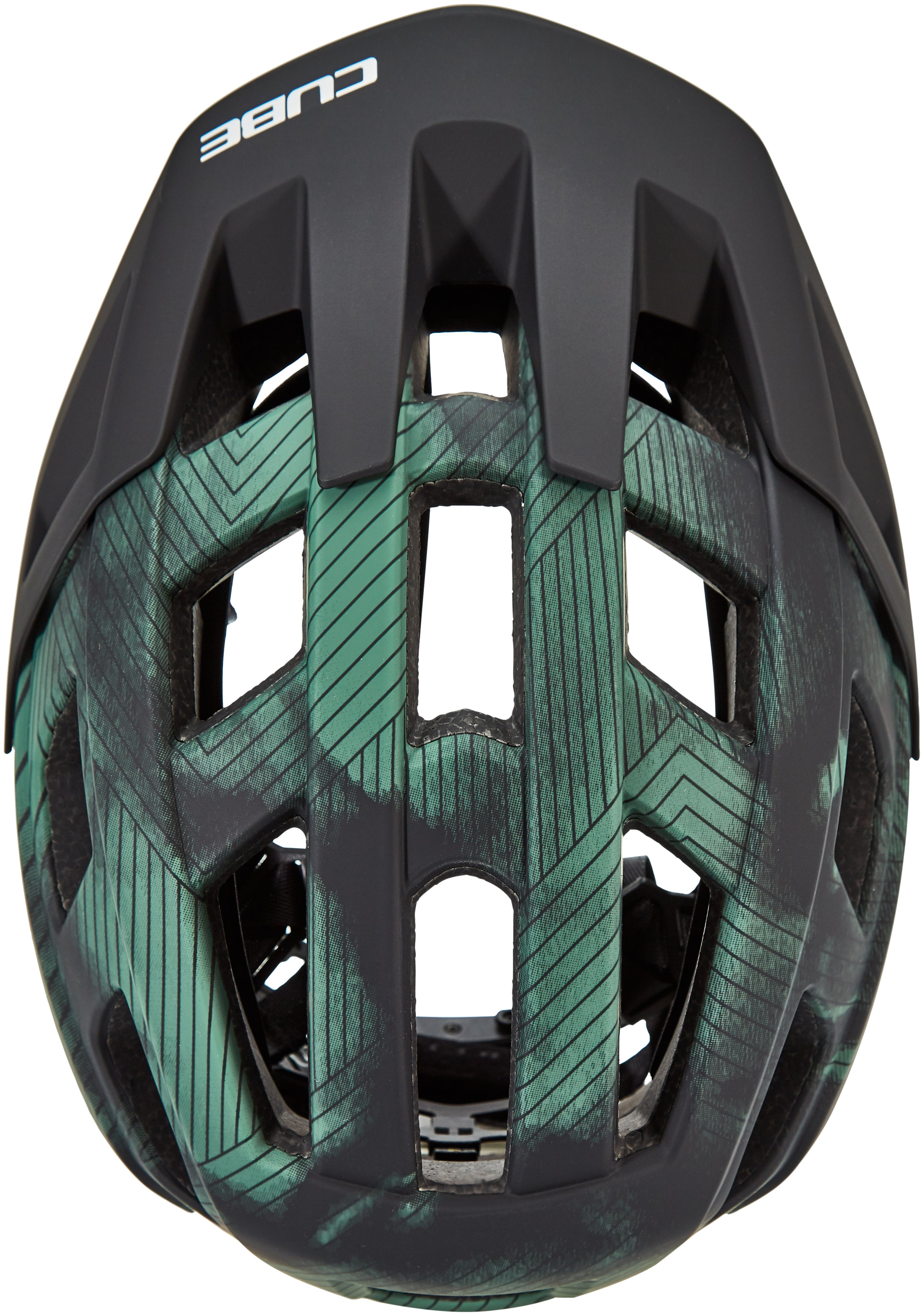 CUBE BADGER MTB Helm green fahrrad