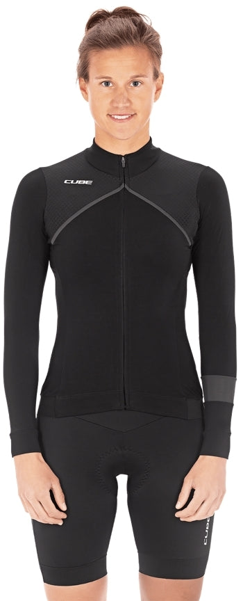 CUBE BLACKLINE WS Trikot langarm black