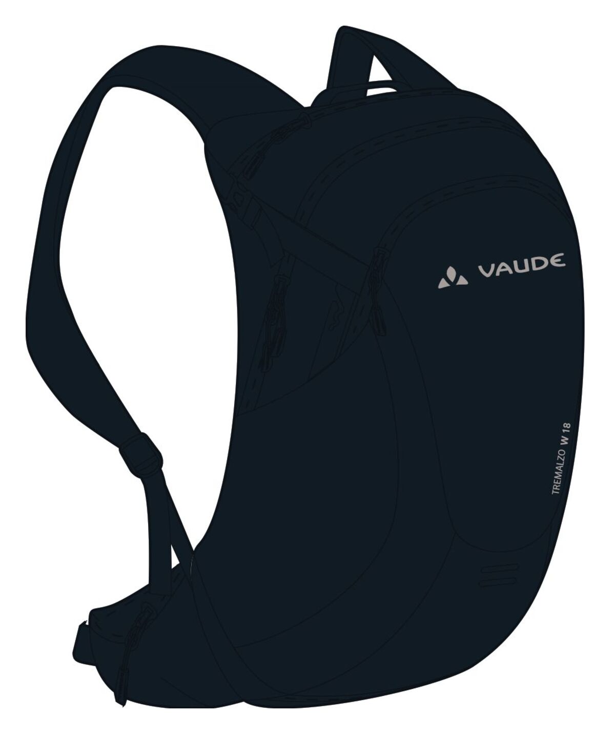 VAUDE Tremalzo 18 Rucksack Damen schwarz