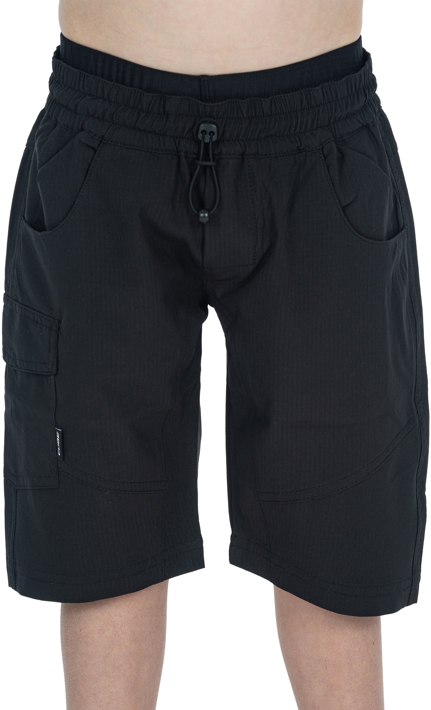 CUBE TEAMLINE Baggy Shorts ROOKIE inkl. Innenhose black´n´white