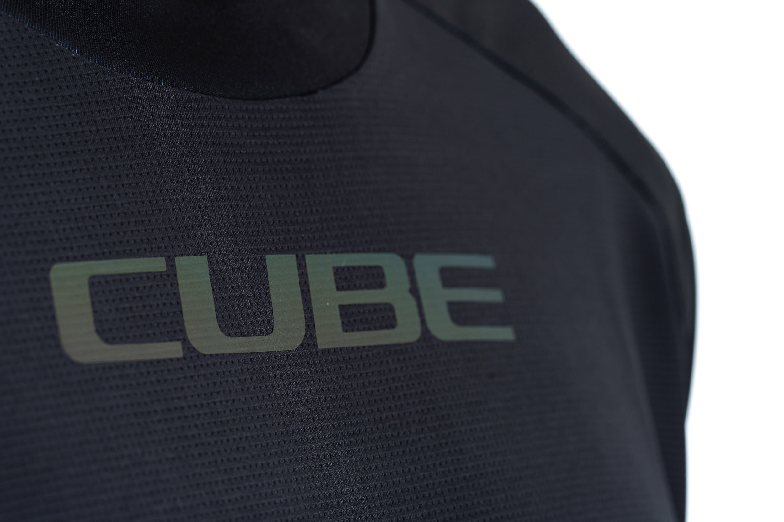 CUBE ATX Rundhalstrikot langarm black Herren