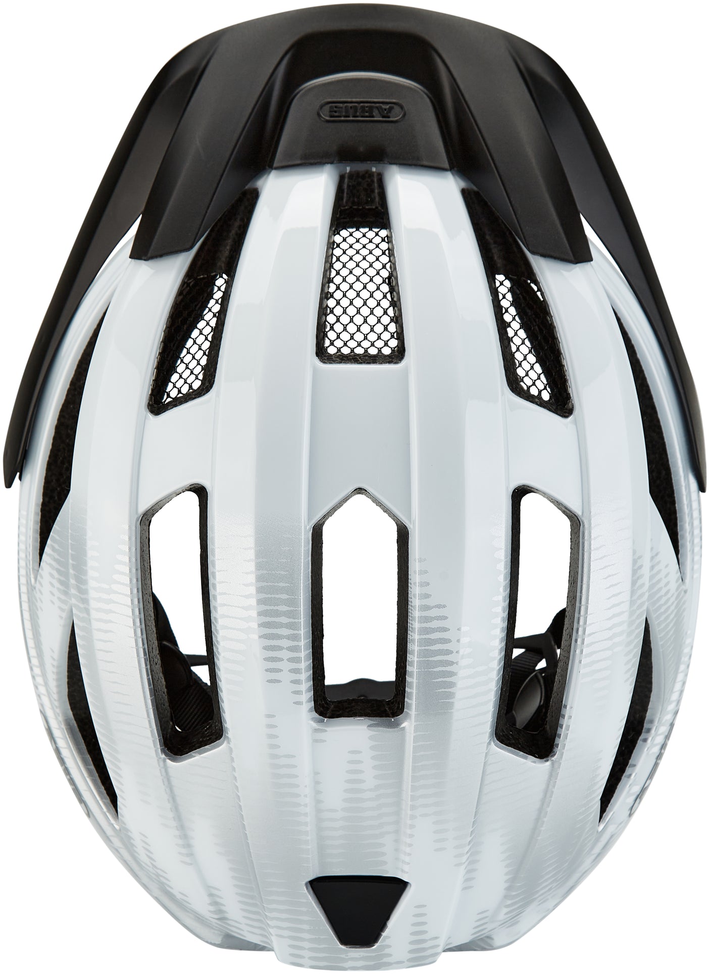 ABUS Macator Helm Road weiß silver