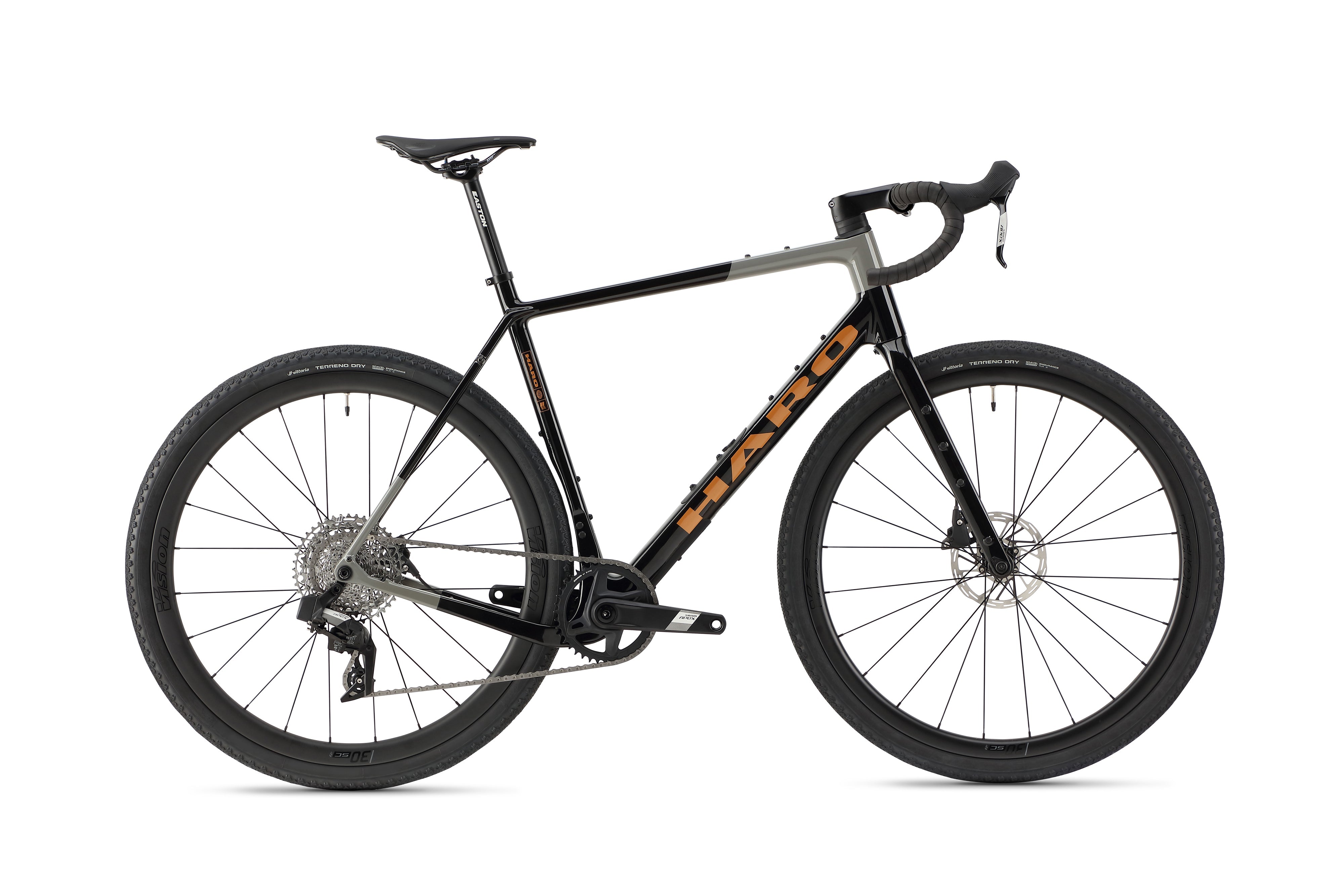 Haro Bikes Buzzard Carbon 2 - Gloss Jet Black Grey / Copper