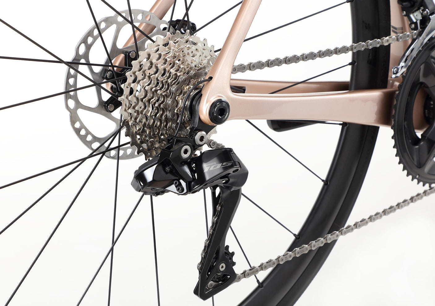 Haro Bikes Rivette Carbon 2 - Gloss Rose / Gold