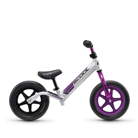 S'COOL Junior Bikes pedeX race light Laufrad Silver/Purple