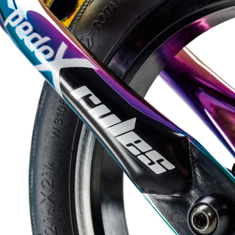 S'COOL Junior Bikes pedeX rainbow Laufrad