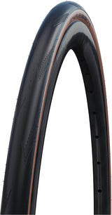 Schwalbe One Performance Faltreifen 700x25C RaceGuard SnakeSkin Addix braun/schwarz