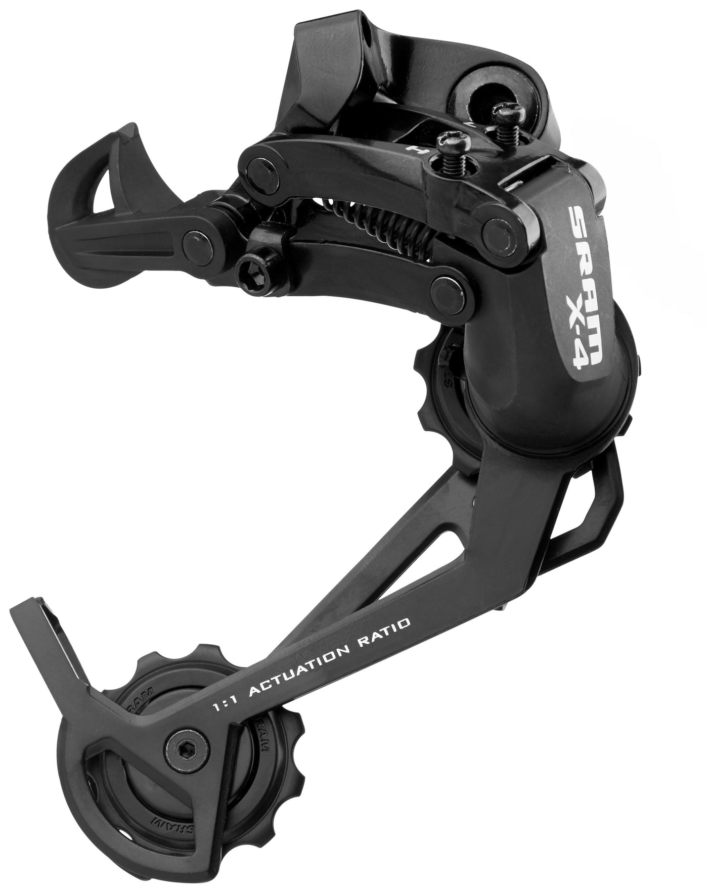 SRAM X4 Schaltwerk 8-fach langer Käfig schwarz