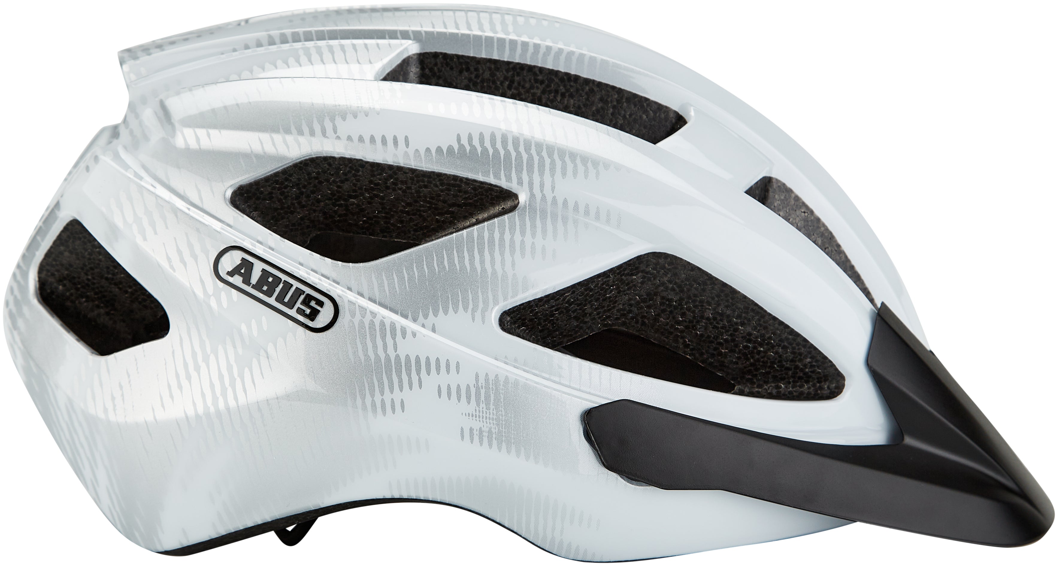 ABUS Macator Helm Road weiß silver