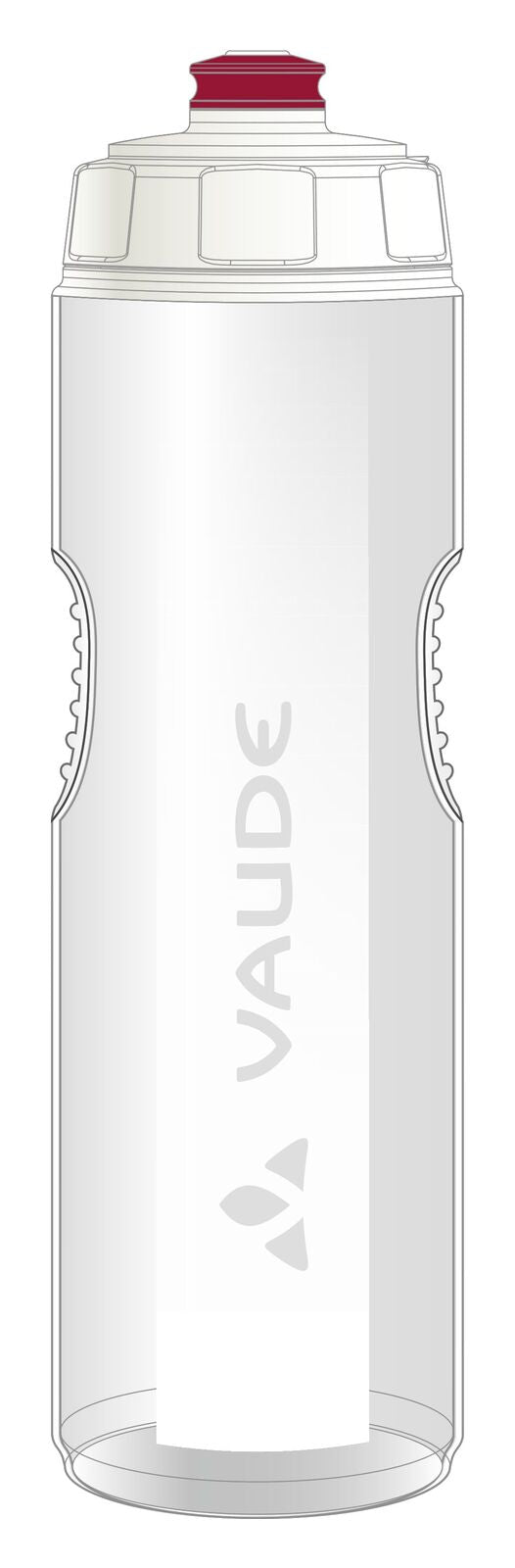 VAUDE Fahrradflasche 750ml transparent