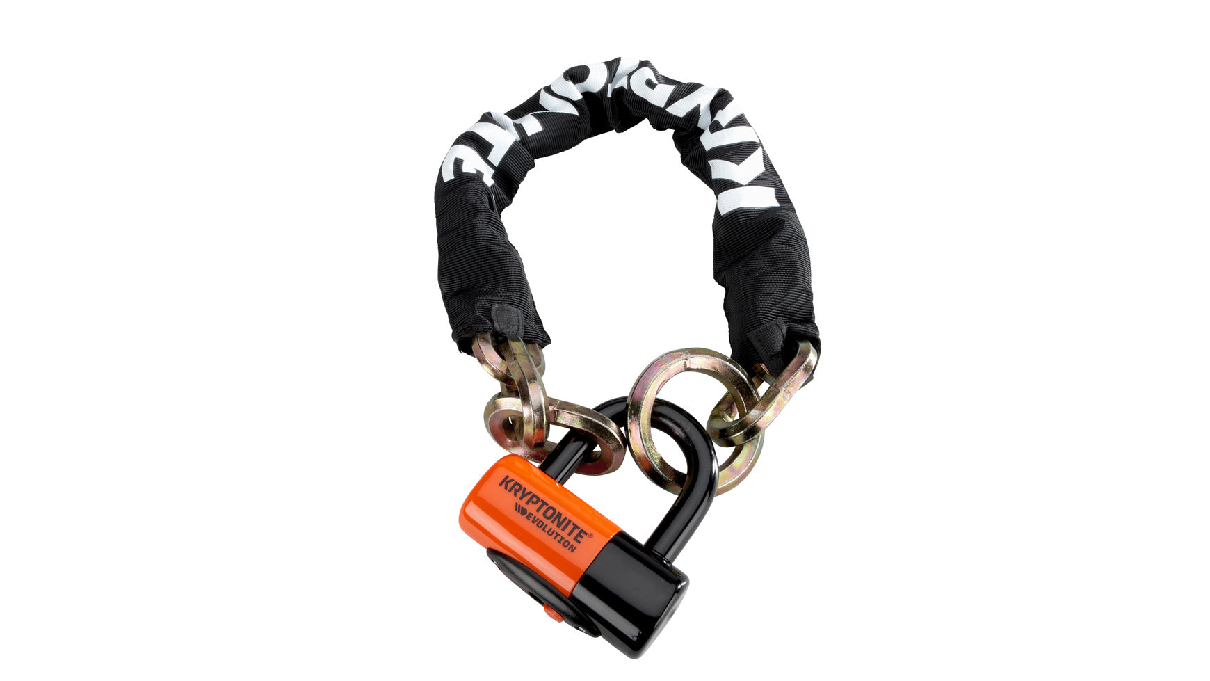 Kryptonite New York 1275 Cinch Ring Kettenschloss (75cm) + Evolution Disc Lock schwarz