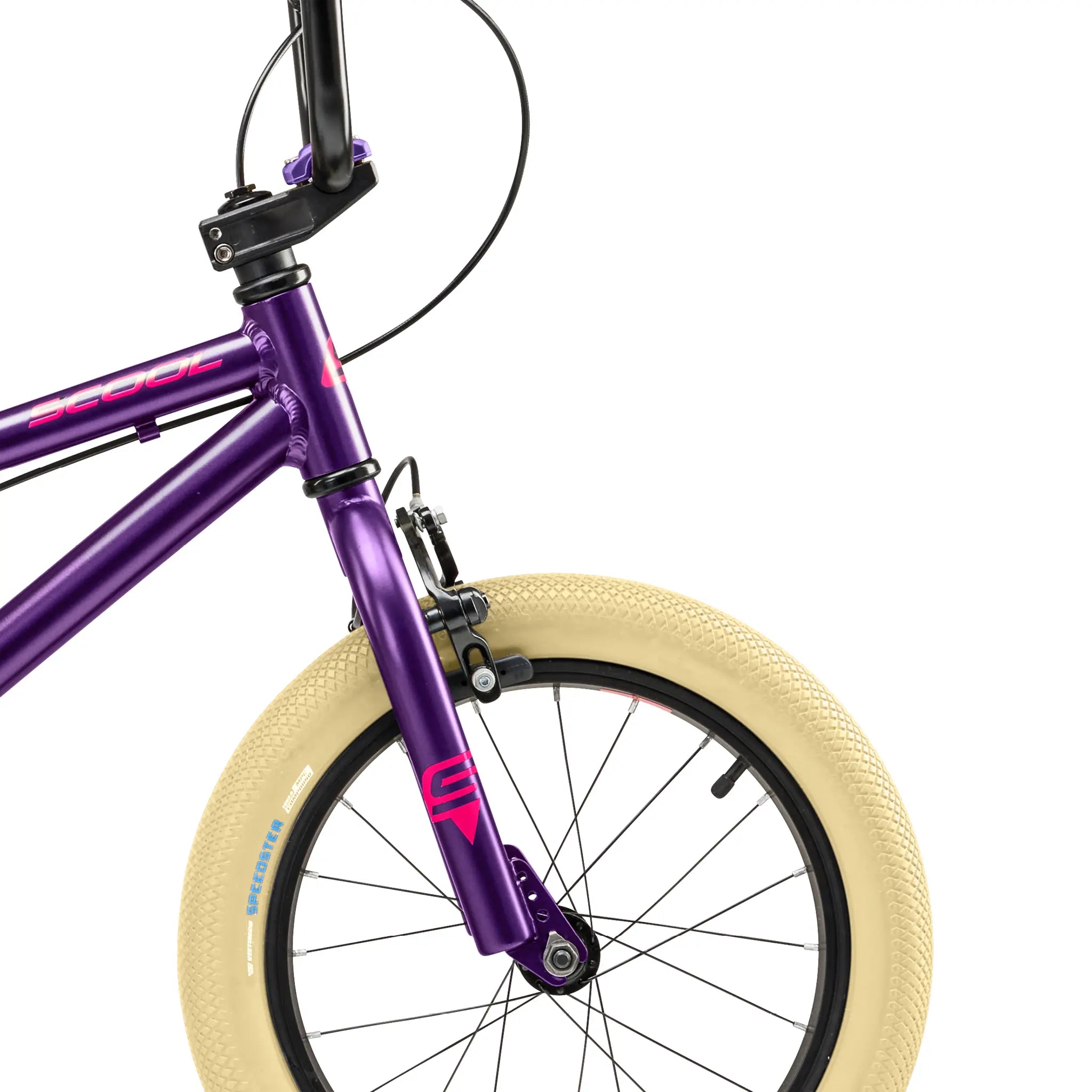 S'COOL Junior Bikes XtriX mini 16 Zoll 1-Gang BMX Purple/Fuchsia