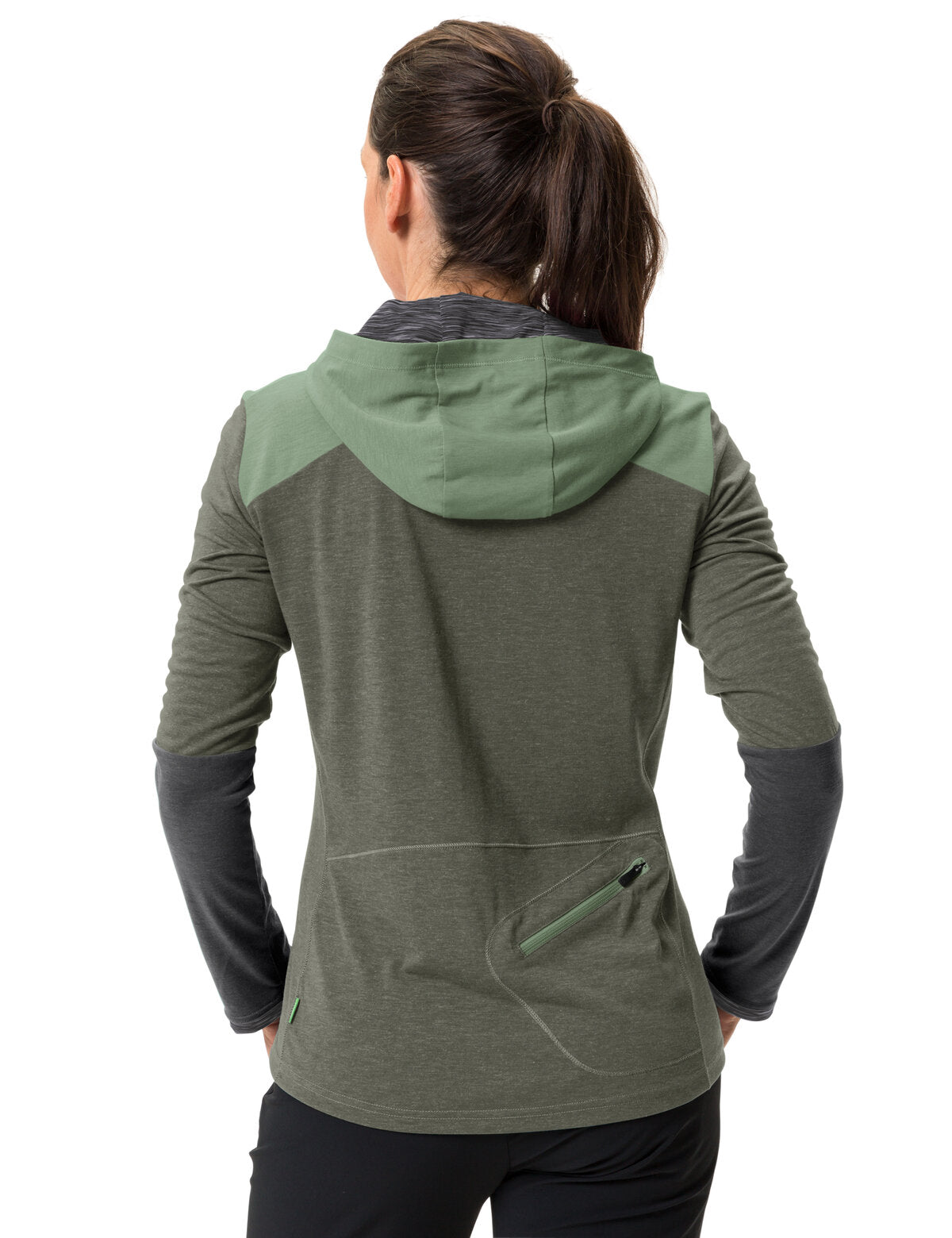 VAUDE Tremalzo Langarmshirt Damen oliv