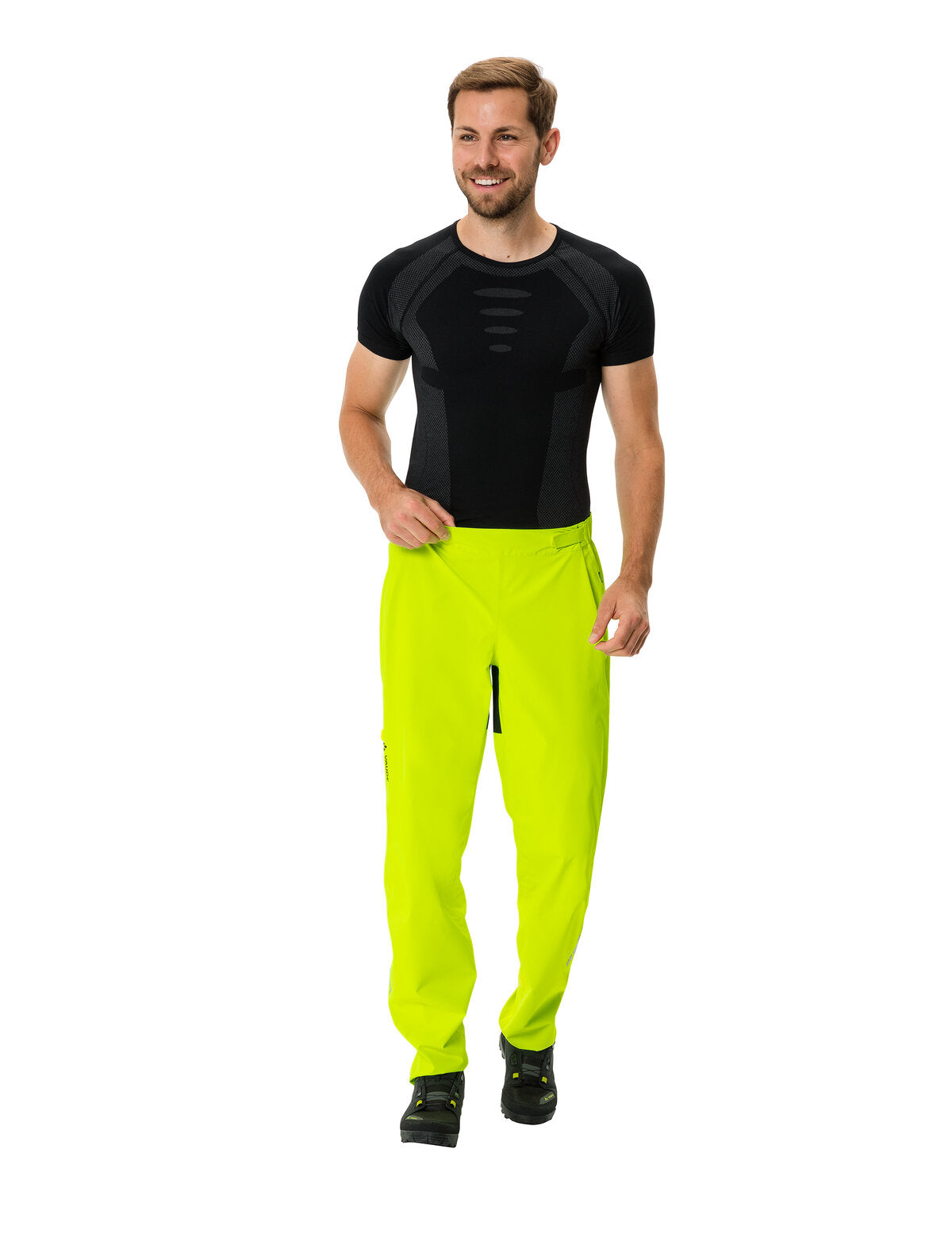 VAUDE Moab Rain Pants Herren neon yellow