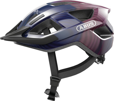 ABUS Aduro 3.0 LED Helm Urban purple waves