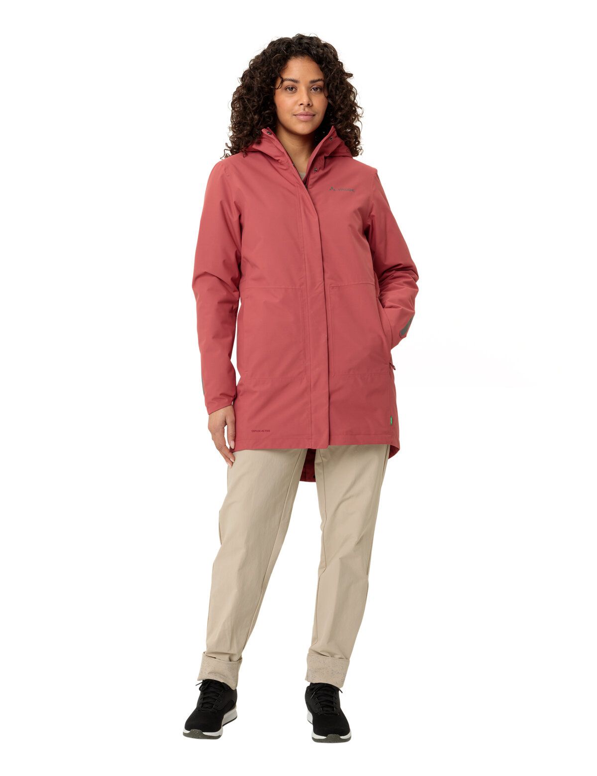 VAUDE Cyclist padded Parka II Damen brick