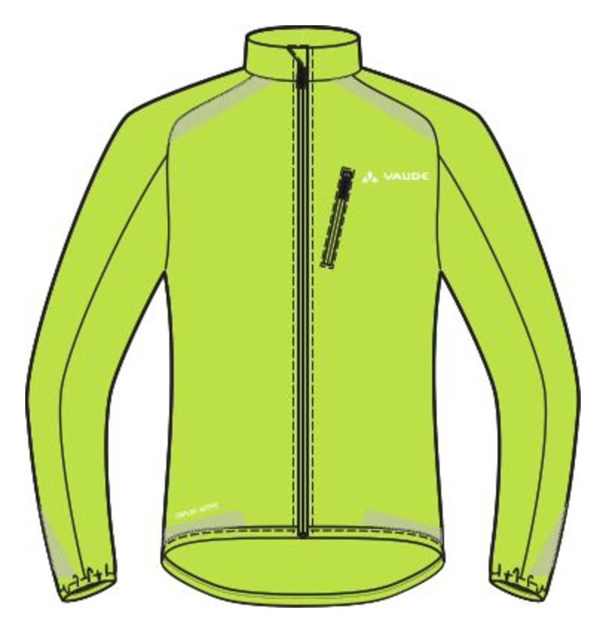 VAUDE Luminum II Performance Jacke Herren gelb