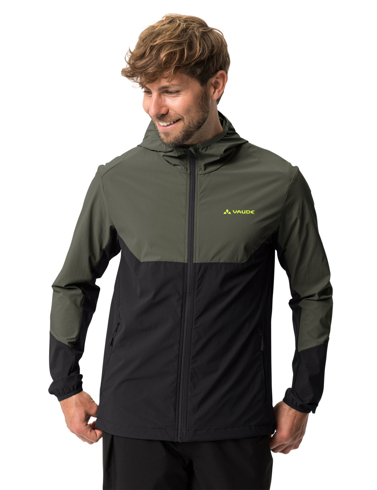 VAUDE Moab IV Jacke Herren schwarz/oliv