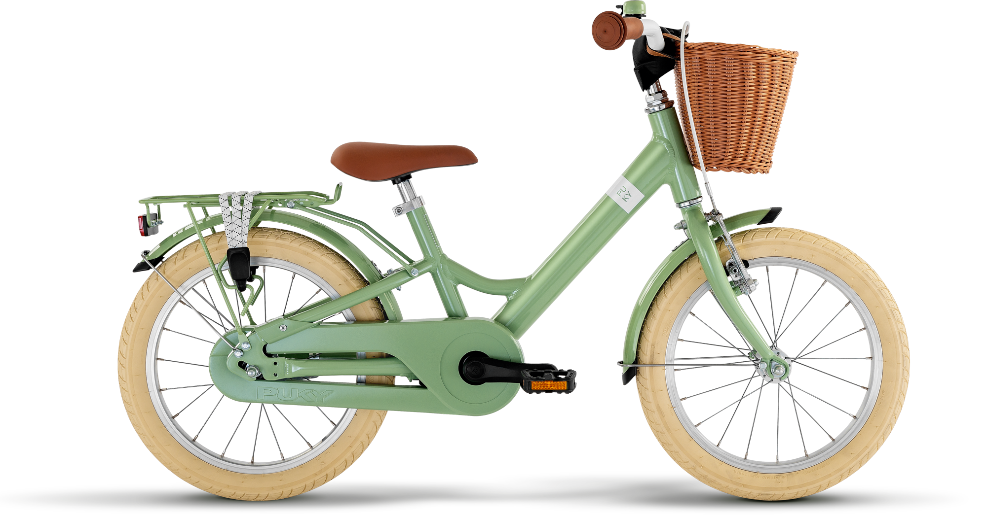 Puky YOUKE 16 Classic Alu retro green