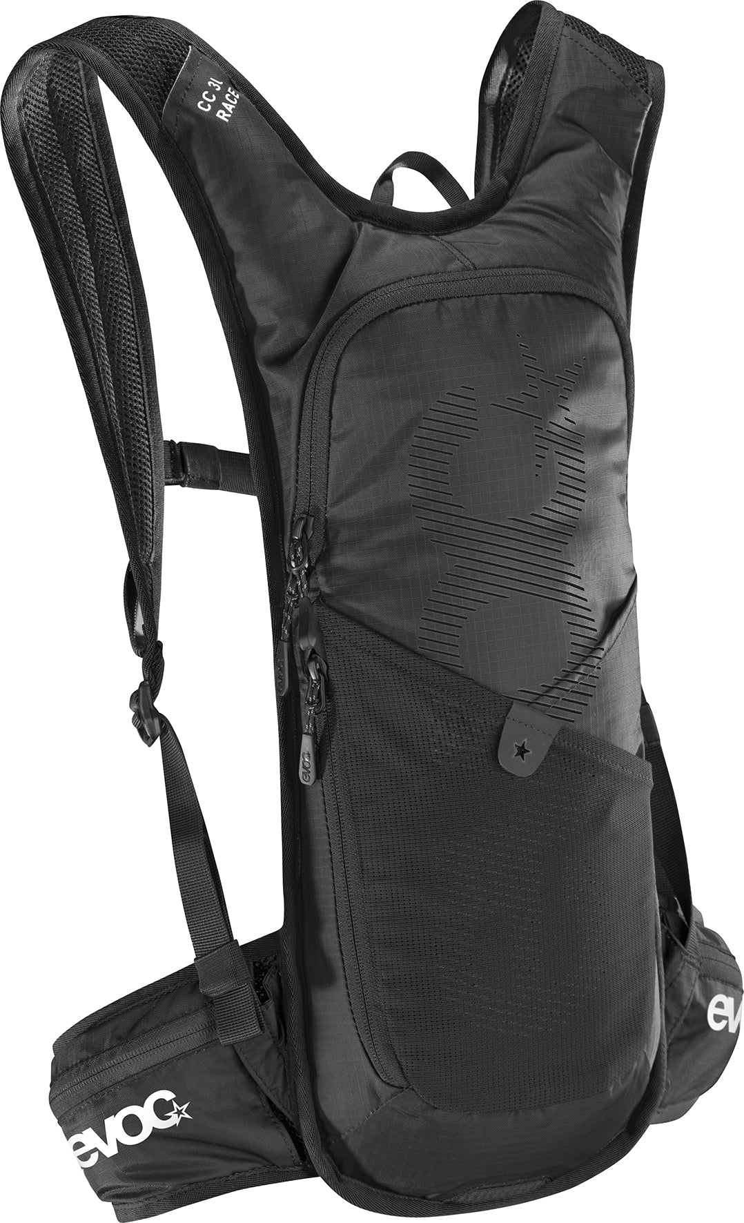 EVOC CC Race Lite Performance Rucksack 3l + 2l Bladder schwarz