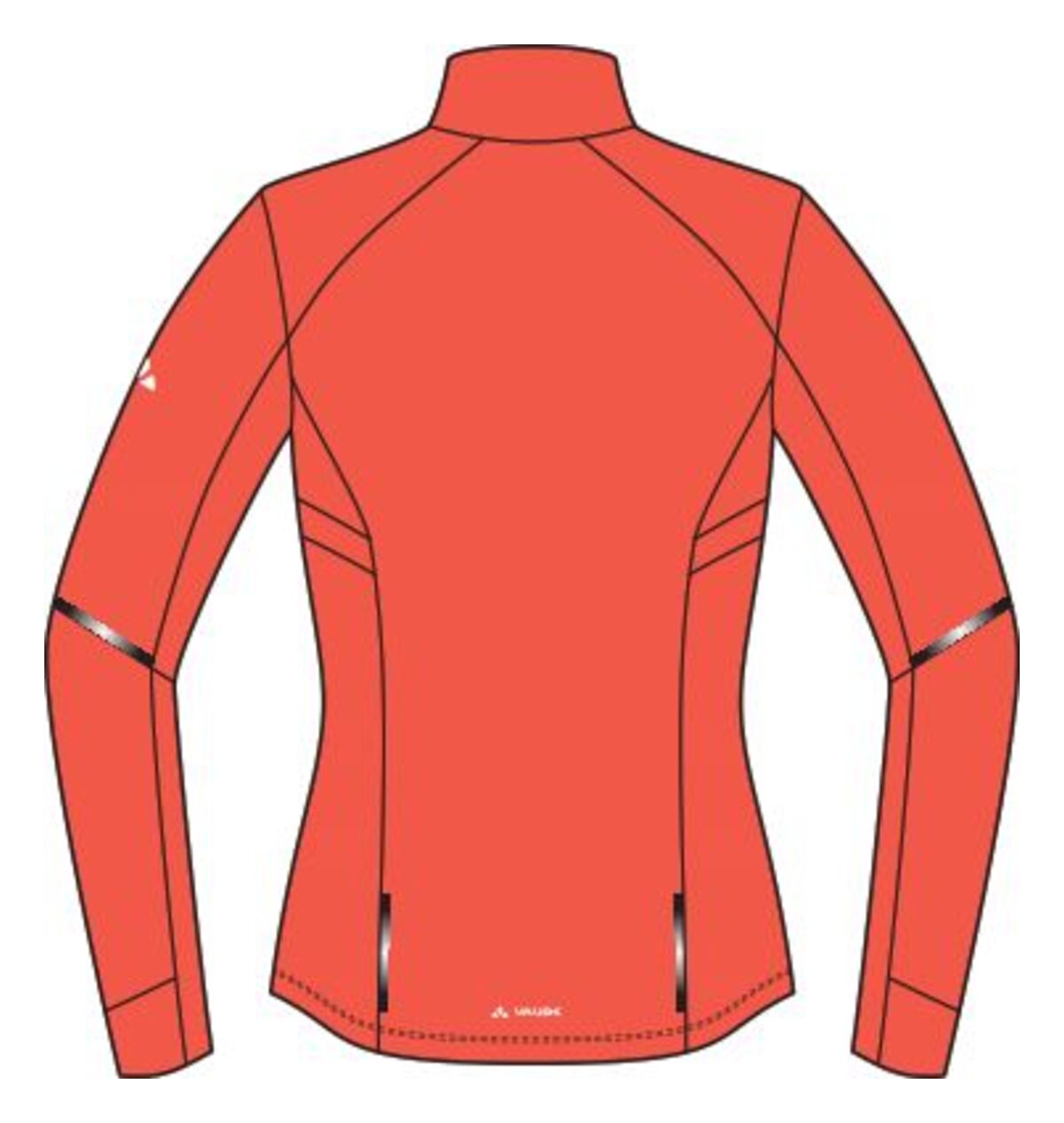 VAUDE Kuro Regenjacke Damen rot