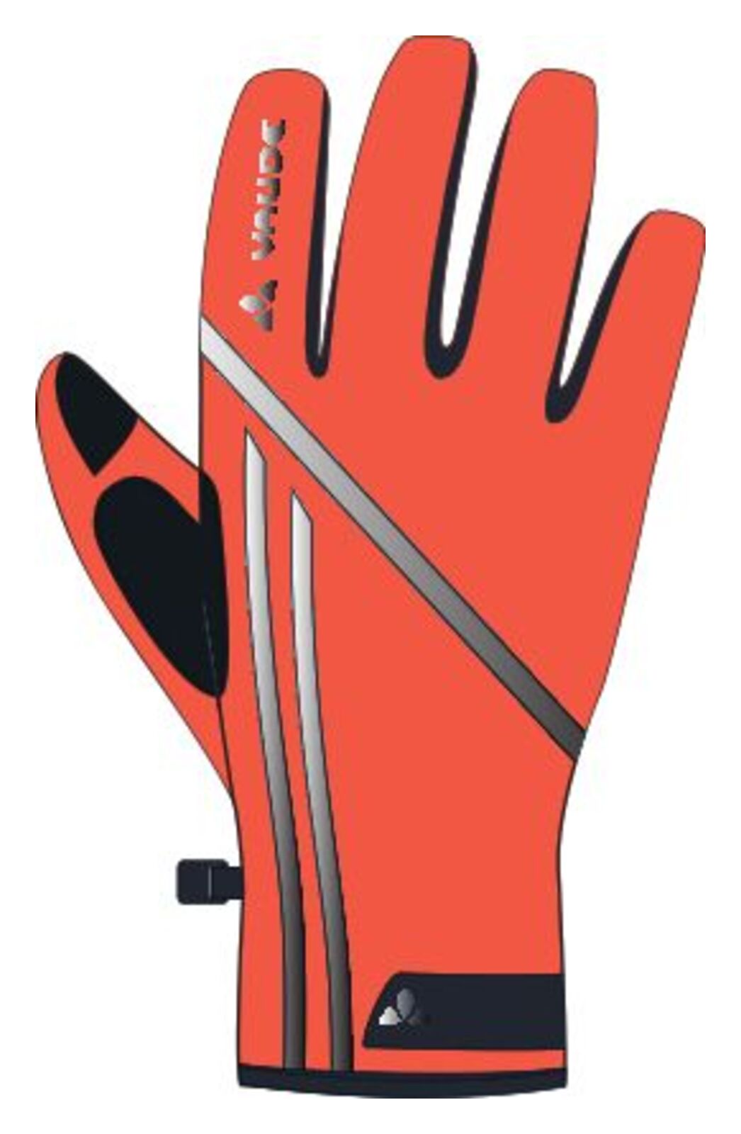 VAUDE Posta Warm Gloves neon orange