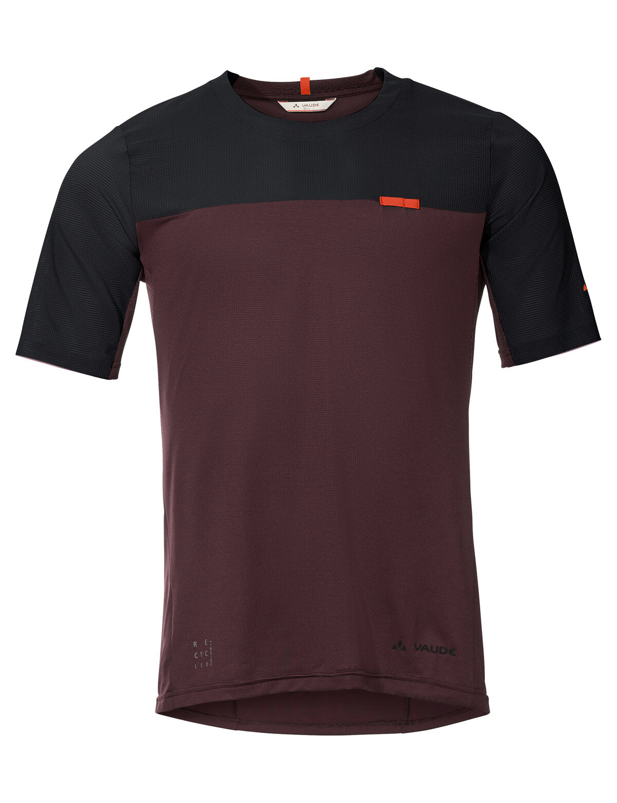 VAUDE Kuro II Kurzarm Shirt Herren rot/schwarz