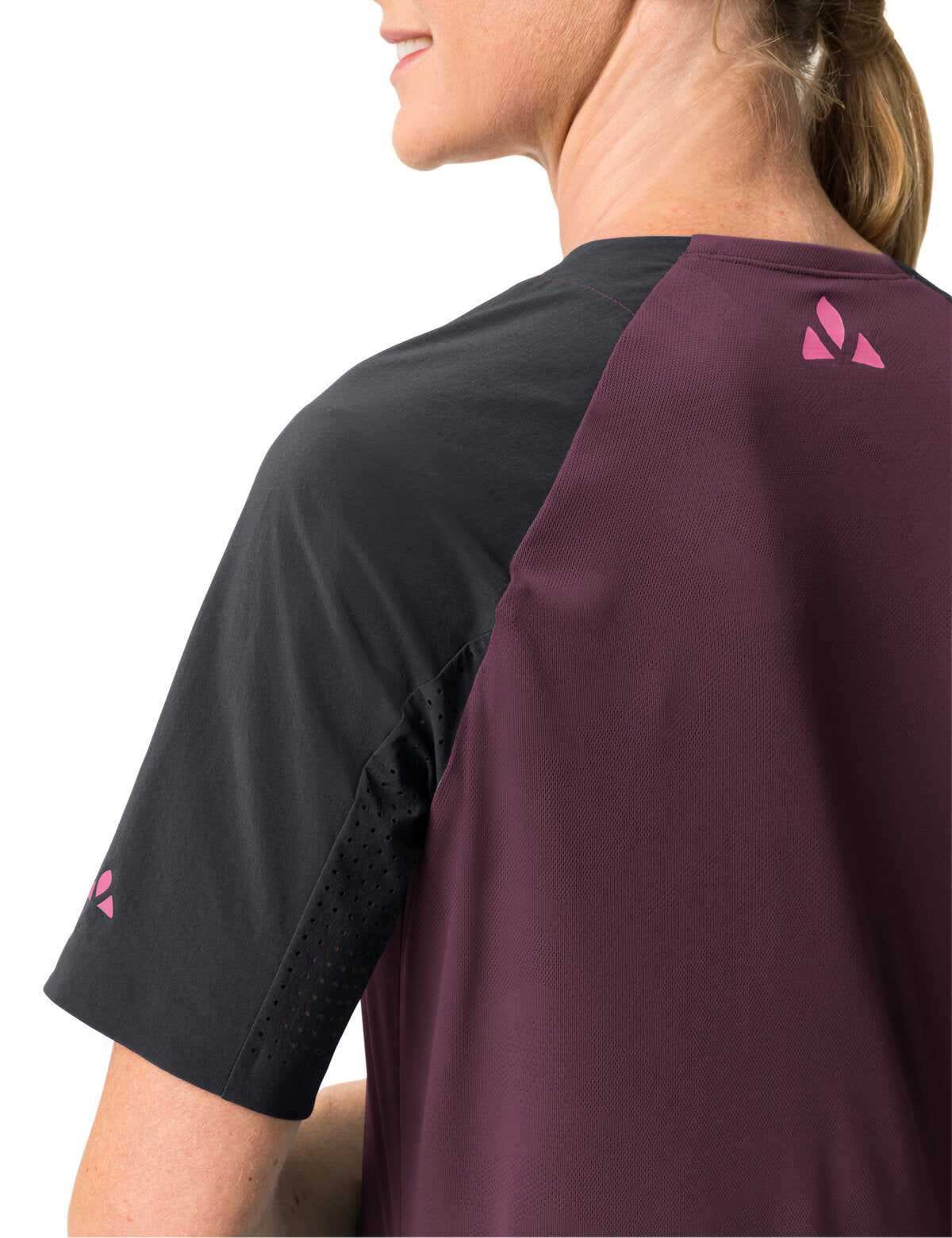 VAUDE Moab Pro Kurzarm Shirt Damen lila/schwarz