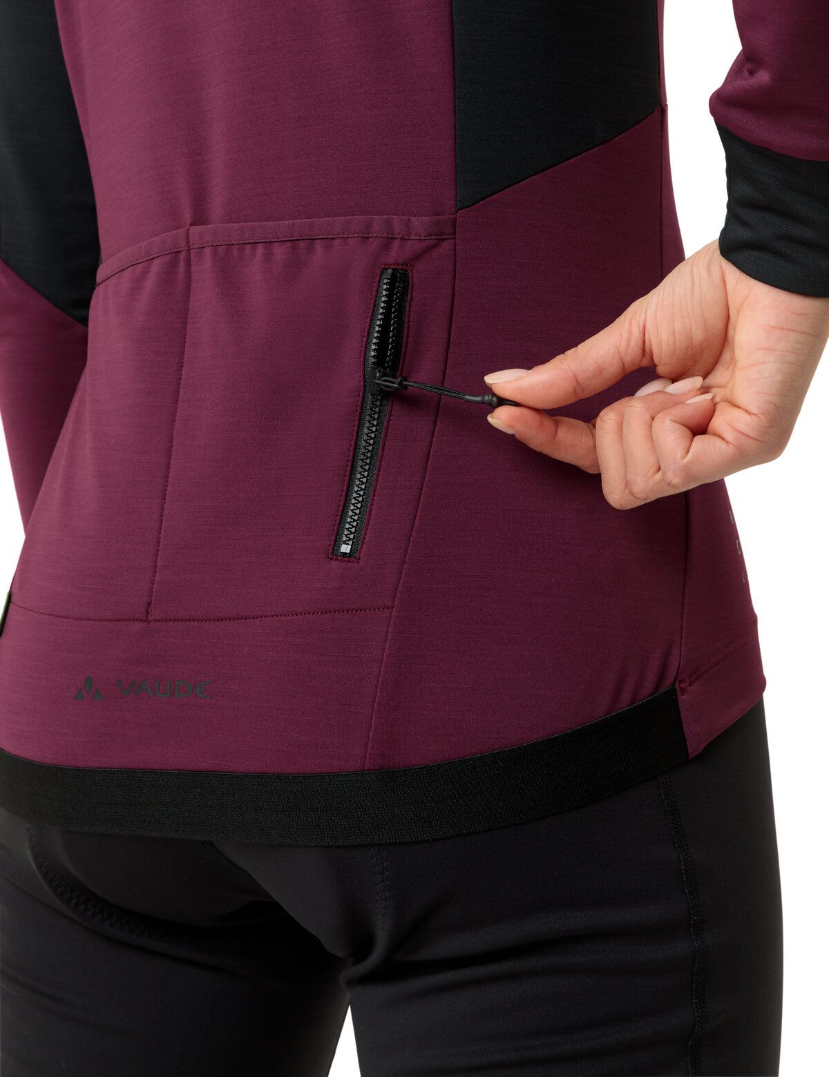 VAUDE Kuro Halfzip LS Tricot Damen cassis