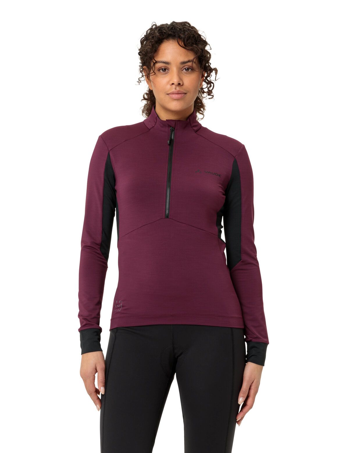 VAUDE Kuro Halfzip LS Tricot Damen cassis