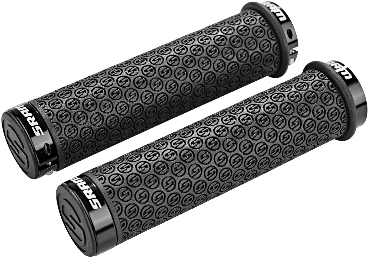 SRAM DH silicone grips mit Schraubsicherung schwarz