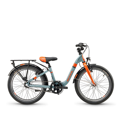 S'COOL Junior Bikes Kinderfahrrad | chiX SL 20 Zoll 3-Gang Grey/Orange