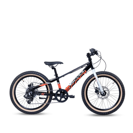 S'COOL Junior Bikes Kinderfahrrad | Xroc disc 20 Zoll 7-Gang Black/Orange