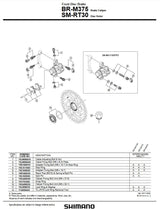 Shimano MTB BR-M375 Scheibenbremssattel schwarz