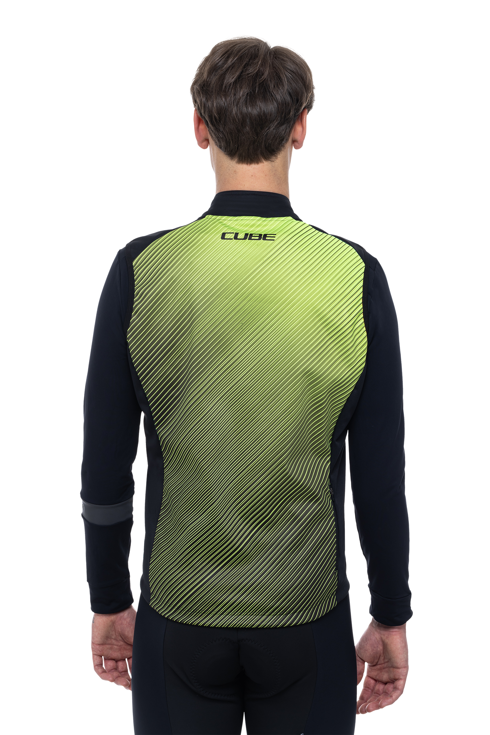 CUBE BLACKLINE Softshellweste Safety black´n´neon yellow