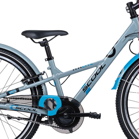 S'COOL Junior Bikes Kinderfahrrad | XXlite 24 Zoll 7-Gang Grey/Blue