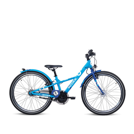 S'COOL Junior Bikes Kinderfahrrad | XXlite 24 Zoll 7-Gang Blue/Deep Blue