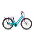 S'COOL Junior Bikes Kinderfahrrad | chiX twin 24 Zoll 3-Gang Ocean/Pink