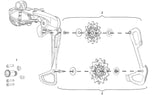 SRAM X-Sync und Innenkäfig Schaltrollen für GX Eagle Schaltwerk