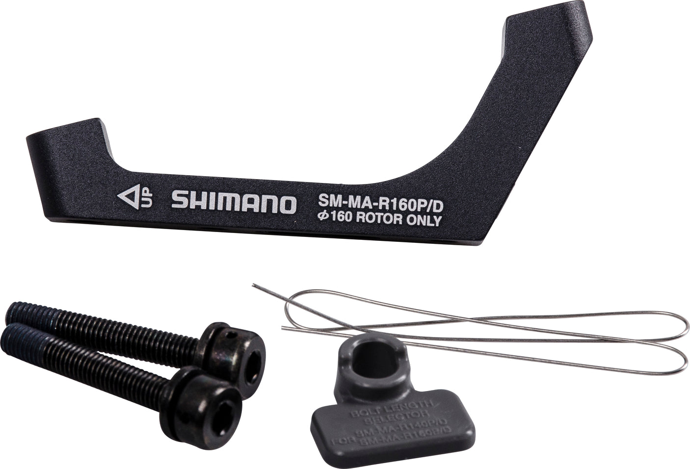 Shimano Flat Mount Road Scheibenbremsadapter PM/FM 160mm hinten