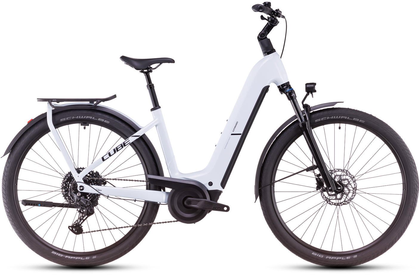 Cube Kathmandu Hybrid ONE 800 Easy Entry polarwhite´n´black (2025)