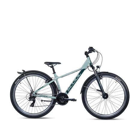 S'COOL Junior Bikes troX evo 27,5 Zoll 21-Gang Pastel Green/ Dark Green