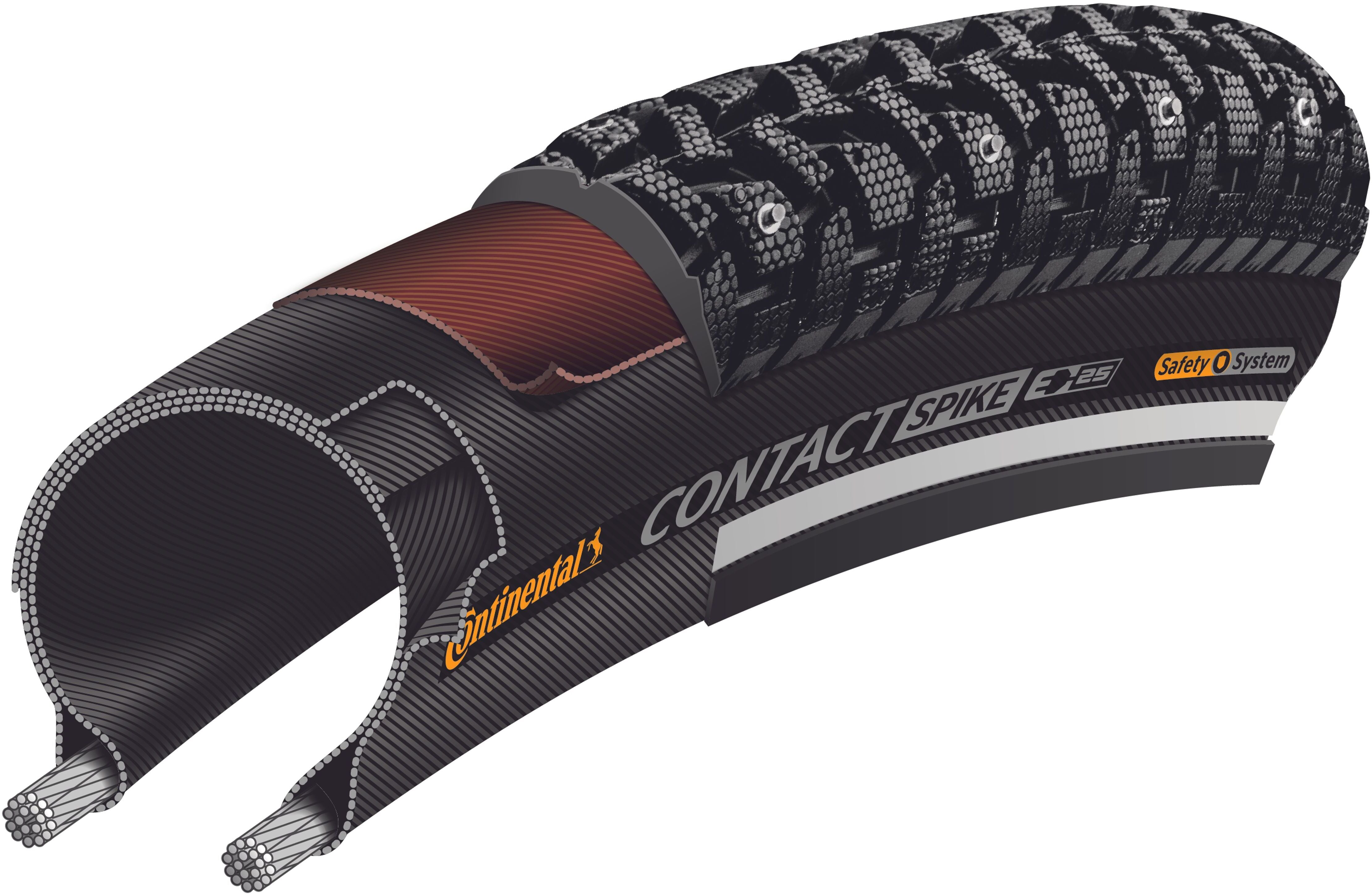 Continental Contact Spike 120 Drahtreifen 28x1.60