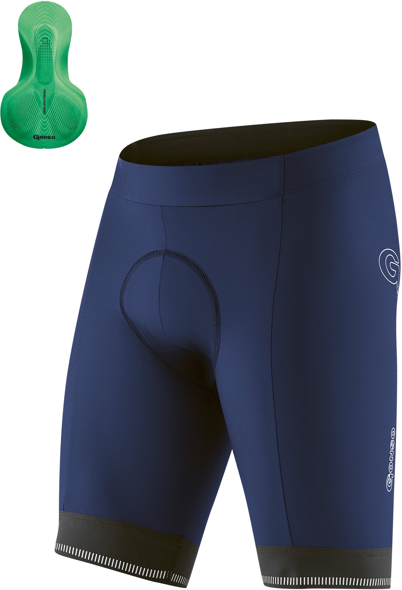 Gonso Sitivo Shorts mit Festem Sitzpolster Herren blau