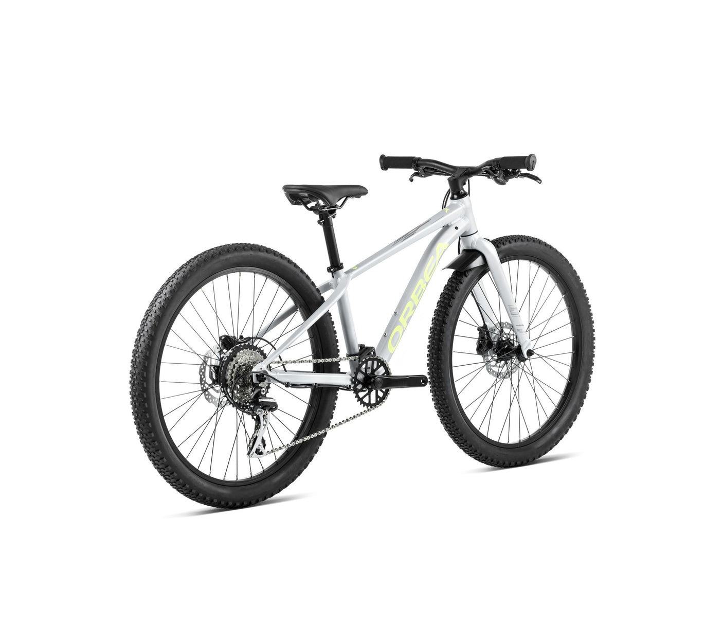 Orbea MX 24 TEAM DISC Silver - Lime (2024)