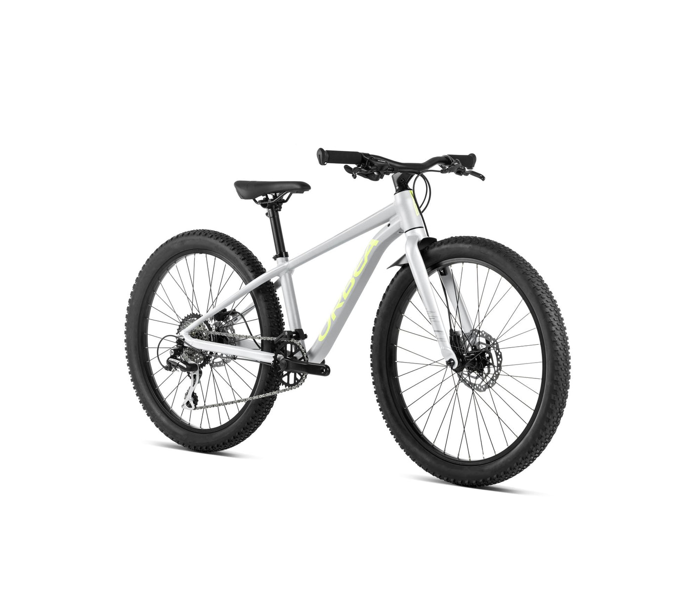 Orbea MX 24 TEAM DISC Silver - Lime (2024)