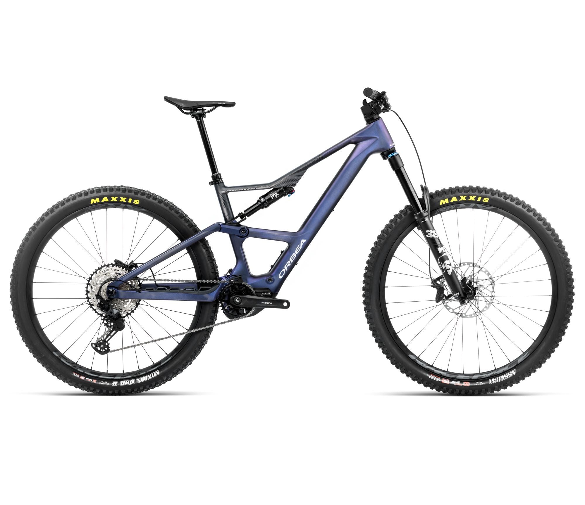 Orbea RISE LT M20 420W Tanzanite Carbon View - Carbon Raw (2025)