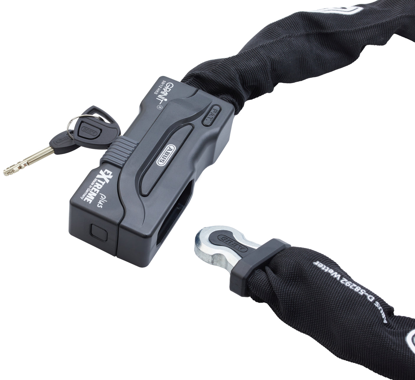 ABUS Extreme-Chain-Plus 59/12HKS110 Kettenschloss schwarz